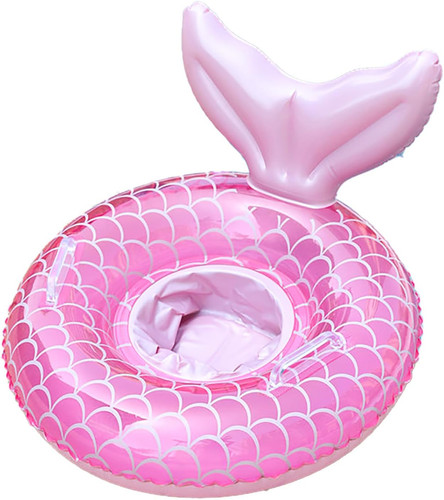 Baby mermaid pool float with - baby,