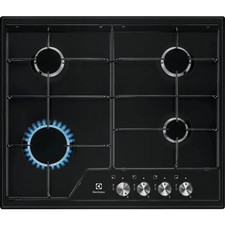 ELECTROLUX EGS6424K - 60cm Built-in Black Kitchen Gas Hob