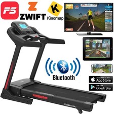 Refurbished Item Bodytrain Xerxes Pro Motorised Folding Bluetooth Treadmill