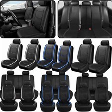 For VW MK5 POLO 6R 2010-17 PREMIUM FULL SET PU LEATHER SEAT PROTECTORS COVER BT
