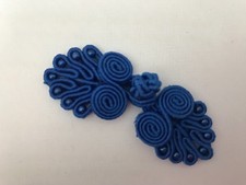 Frog Closures Swirl with Beads Chinese Knot Button x 2 pairs *DIFFERENT COLOURS*