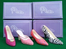 4 LEONARDO COLLECTION “IF THE SHOE FITS” LADIES MODEL SHOES - BOXED.