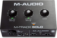 M-Audio M-Track Solo – USB Audio Interface for Recording, Streaming and with and