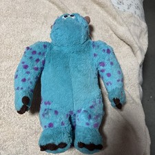 DISNEY STORE Sully Plush Monsters Inc Toy Cuddly Thick Plushie Sulley VGC 15”