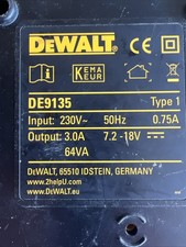 Dewalt DE9135 charger 7.2V