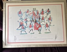 Multi Signed Arsenal Artwork