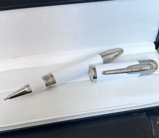 Perfect Ferrari Metal Series White Color Rollerball Pen No Box