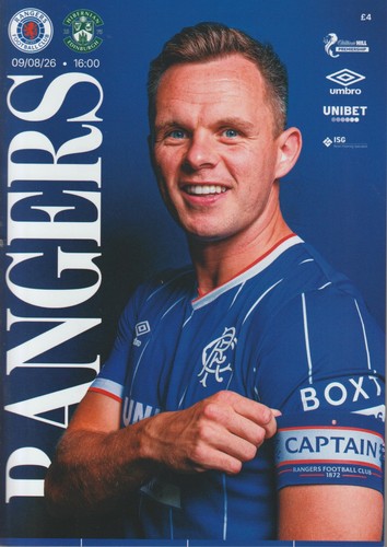 Rangers 2026 home matchday - 2026/27,