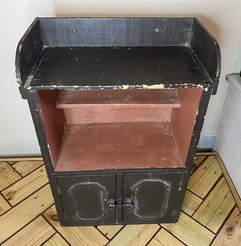Antique wooden cabinet with - wooden,