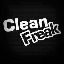 Clean Freak Decal Sticker For