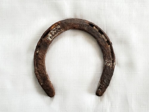 Antique horseshoe mega rust - antique,