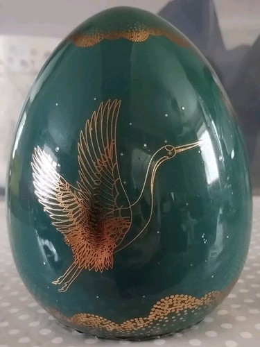 Decorative ceramic egg approx - decorative,