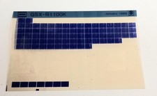 Suzuki GSXR 1100 K Spare Parts List Microfiche (Jan 89)