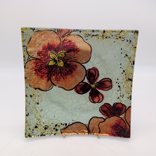Decorative glassware square - decorative,