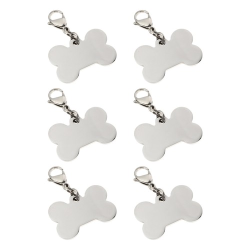 6pcs stainless steel - pet, dog