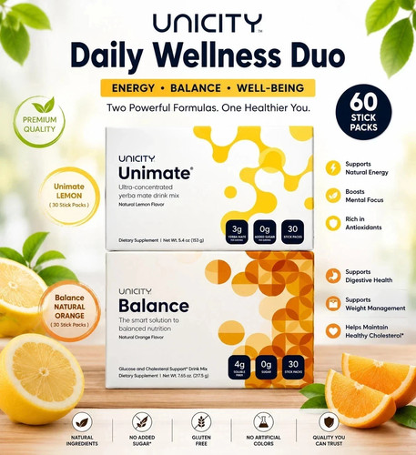 Combo unicity unimate lemon - combo-unicity,