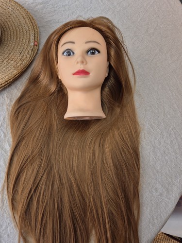 Mannequin head with hair for - hair,