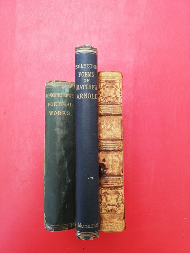 Antique vintage poetry - x,