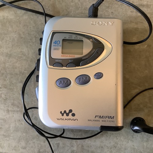 Sony walkman fx290 fm - wm-fx290, am/fm