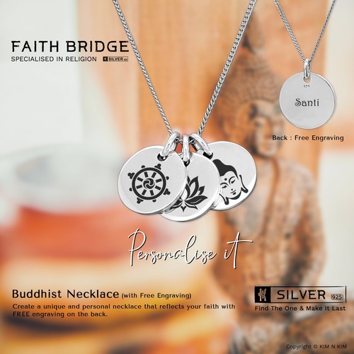 Silver buddhist - silver,
