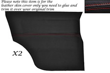 RED STITCH 2X REAR DOOR CARDS