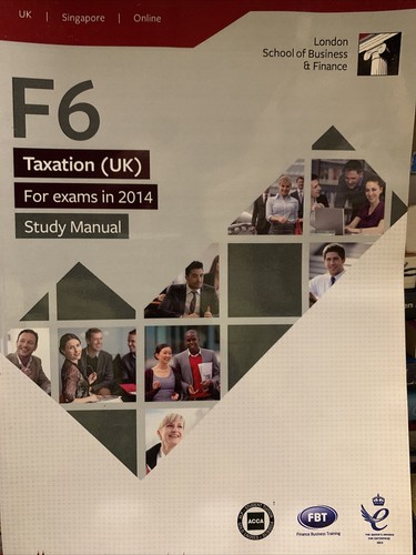 Acca taxation study - acca,