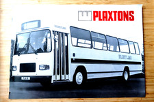 PLAXTONS BUSTLER BUS BROCHURE 1980 - FINE CONDITION