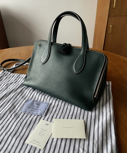 Anya hindmarch green leather - green,