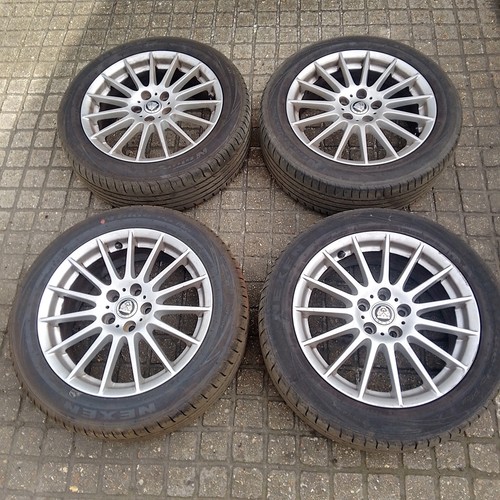 Jaguar alloy wheels x 4 - alloy,