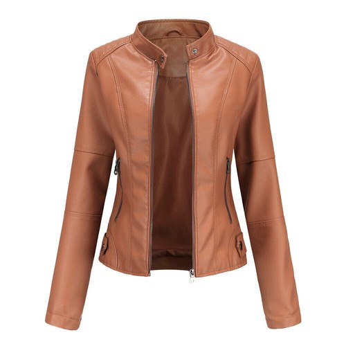Women biker jacket slim - biker, ladies