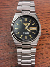 Seiko 5 Mens Automatic Day/Date Watch + Bracelet, 7S26-3160, Ticking #P65