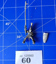 High Elf Classic Silver Helm rider Metal