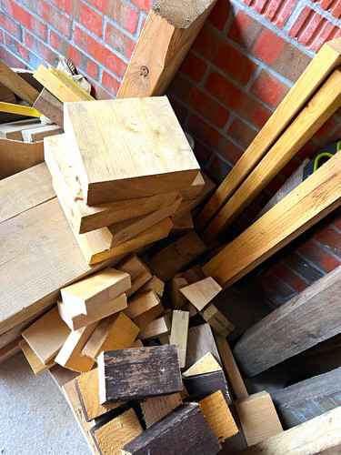Untreated timber wood offcuts - untreated,