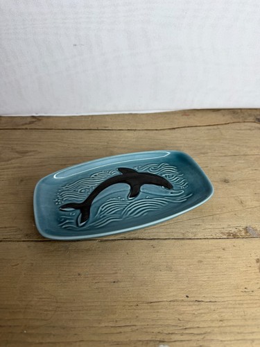 Vintage poole pottery teal - poole,