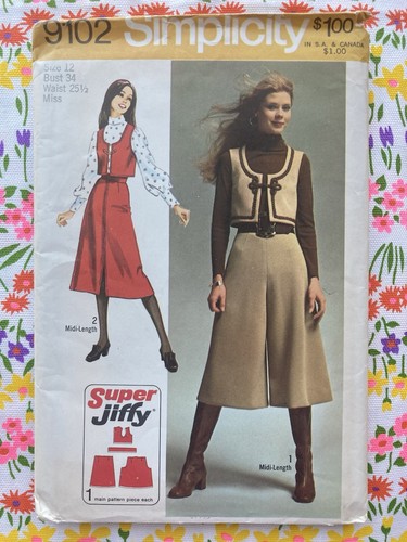 1970s b34 simplicity 9102 - 1970s,