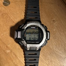 VINTAGE JAPAN MADE CASIO TRIPLE SENSOR DIGITAL WATCH PRT-60 Protrek (1571)
