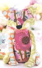 PATCHWORK FOX~AMANDA WALKER TOY SEWING PATTERN/INSTRUCTIONS~MAGAZINE EXTRACT