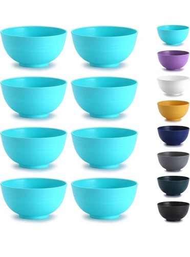 Kyraton plastic cereal bowls - plastic,