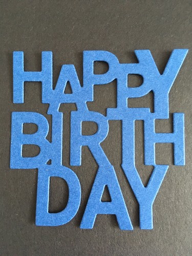 Large die cut - 6, happy