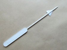 BRITISH AIRWAYS CONCORDE WHITE PLASTIC SWIZZLE STICKS REUSABLE (7779)