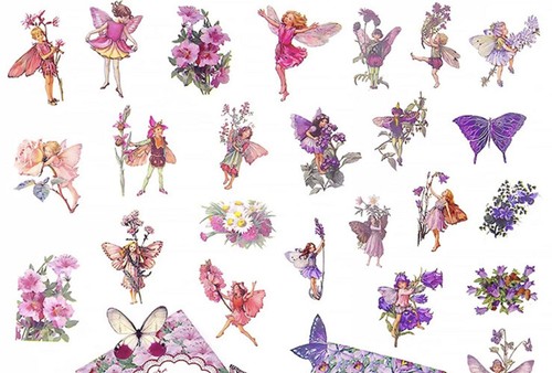 Flower fairies stickers fairy - flower,