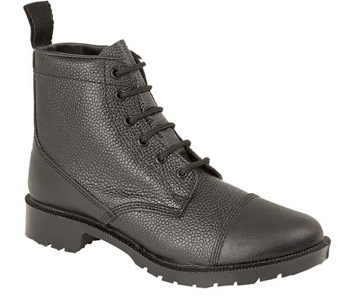 M391a black leather mens cadet - black,