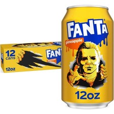 Fanta Pineapple Soda Pop Fridge Pack, 12 fl oz, 12 Pack Cans Free Shipping