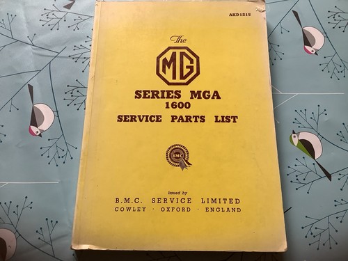 Mga 1600 service parts - 1600,
