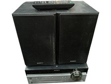 Sony HiFi Compact Disc Receiver Model HCD-SBT100B with Speakers