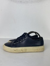 Whistles Navy Leather Lace Up