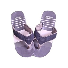 UK 9 Animal Jekyl Swim Khaki Mens Summer Flip Flops