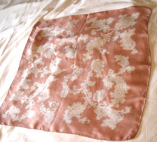 Vintage small Jacqmar silk scarf/ neckerchief, hand rolled , paisley design