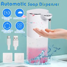Infrared Automatic Soap Dispenser Touchless Hand Wash Liquid Container Bathroom
