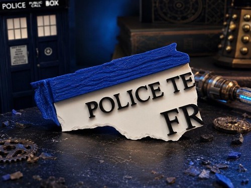 Printed tardis shrapnel - 3d,